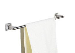 stainless steel single towel bar