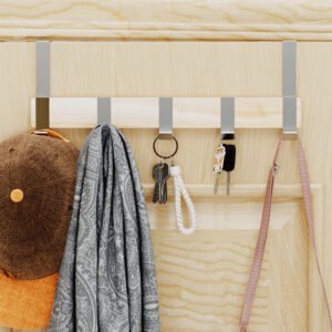 The space behind the door to use up, recommended 4 practical over the door hooks插图1